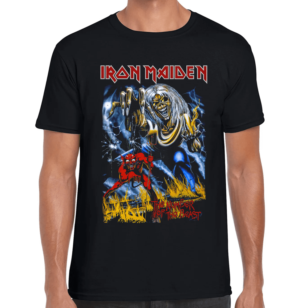 Playera Iron Maiden The Number of the Beast Algodón Premium #1239