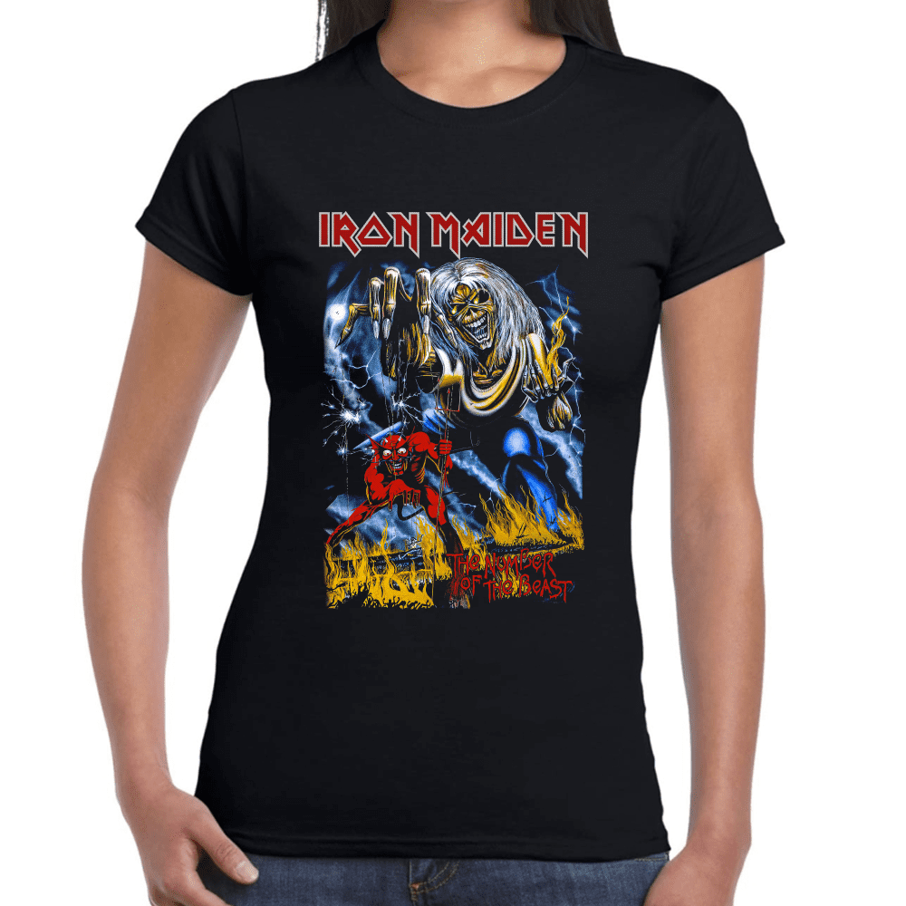 Playera Iron Maiden The Number of the Beast Algodón Premium #1239