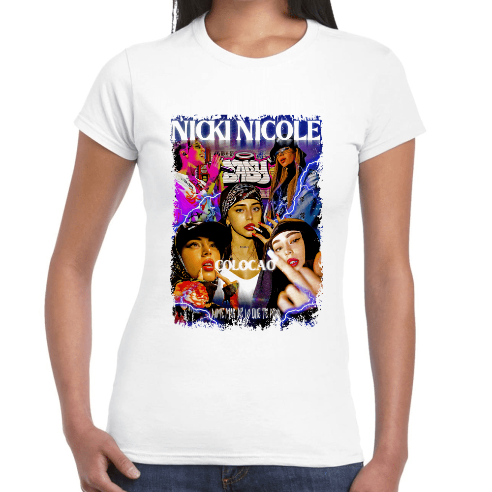 Playera Nicki Nicole Algodón Premium #0001237