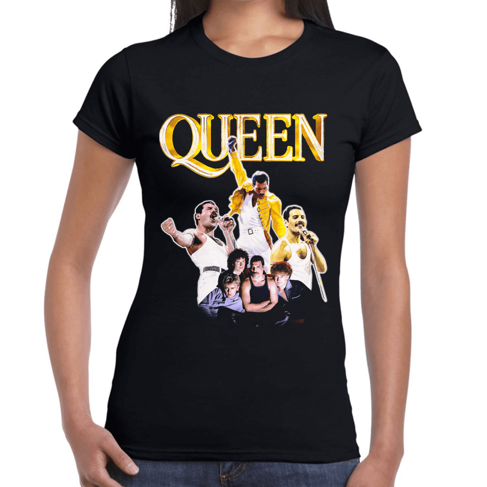 Playera Freddie Mercury Queen Algodón Premium #1242 Imagen secundaria del producto