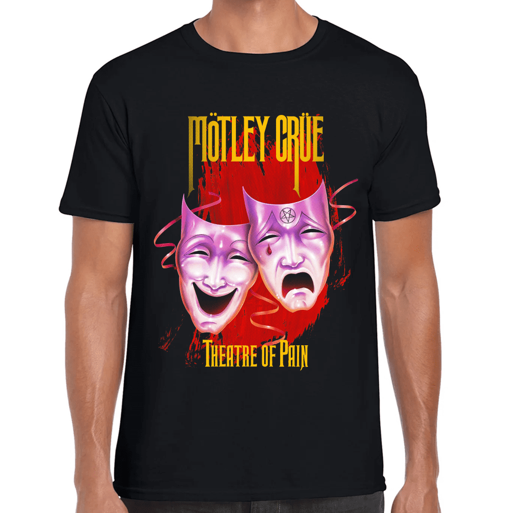 Playera Mötley Crüe Theatre of Pain Algodón Premium #1246
