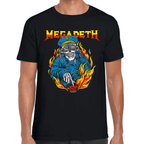 Playera Megadeth Algodón Premium #1248