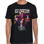 Playera Led Zeppelin Algodón Premium #1250