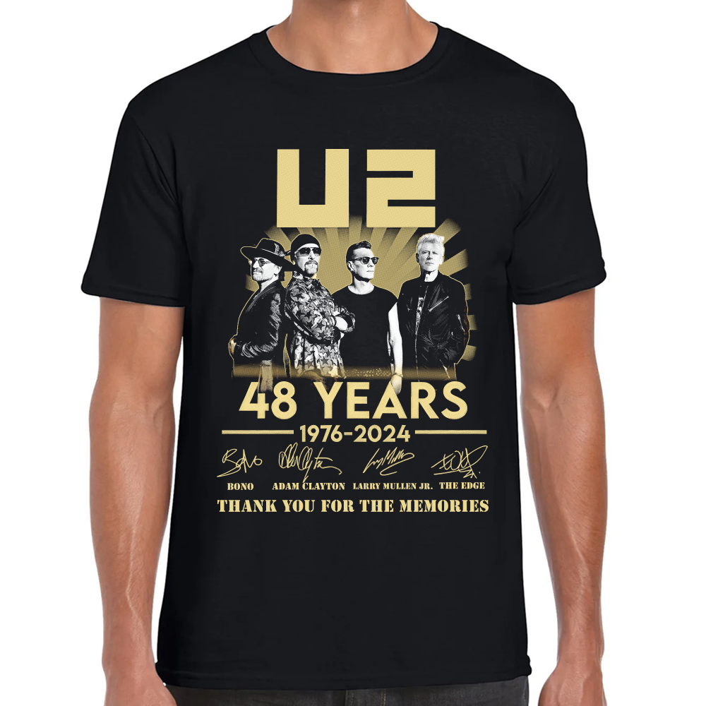 Playera U2 48 Years Algodón Premium #0001252