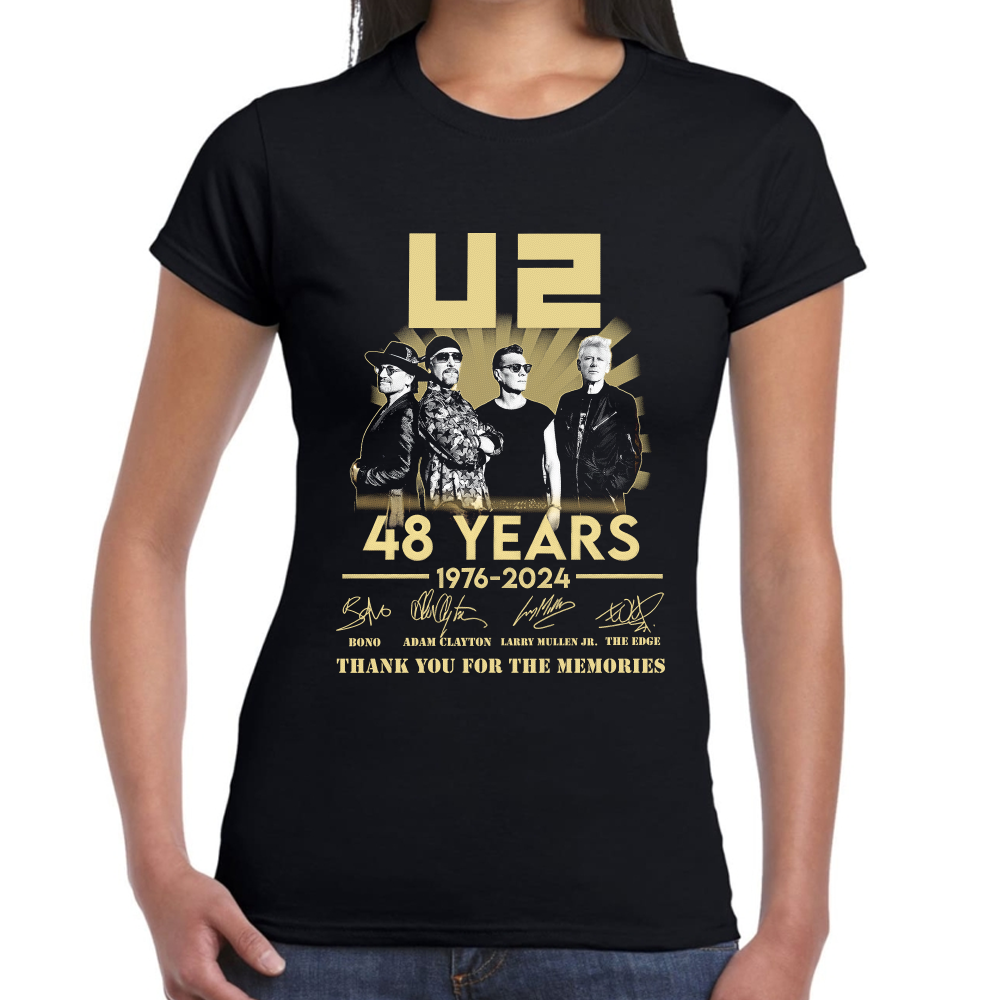 Playera U2 48 Years Algodón Premium #0001252
