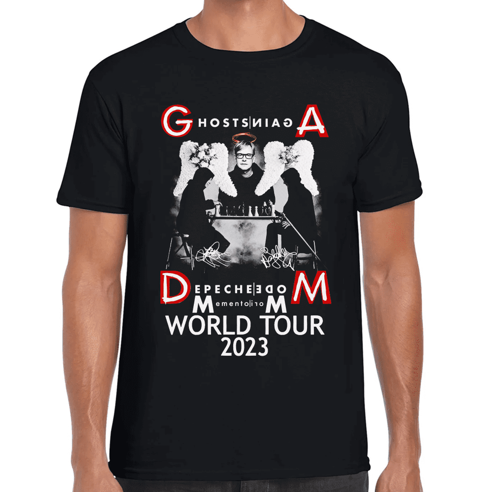 Playera Depeche Mode Tour 2023 Algodón Premium #1257