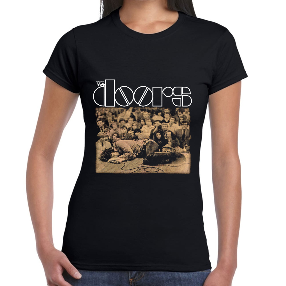 Playera Para Mujer The Doors Concert Algodón Premium #0001258