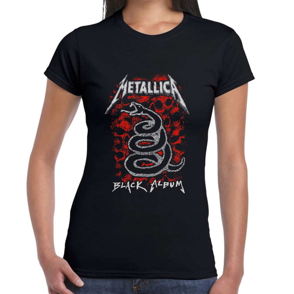 Playera Metallica Algodón Premium #0001265