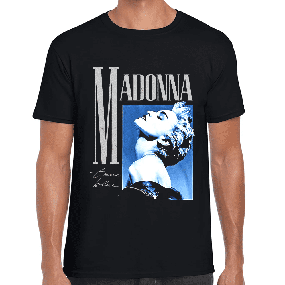Playera Madonna True Blue Algodón Premium #1268 Imagen principal del producto