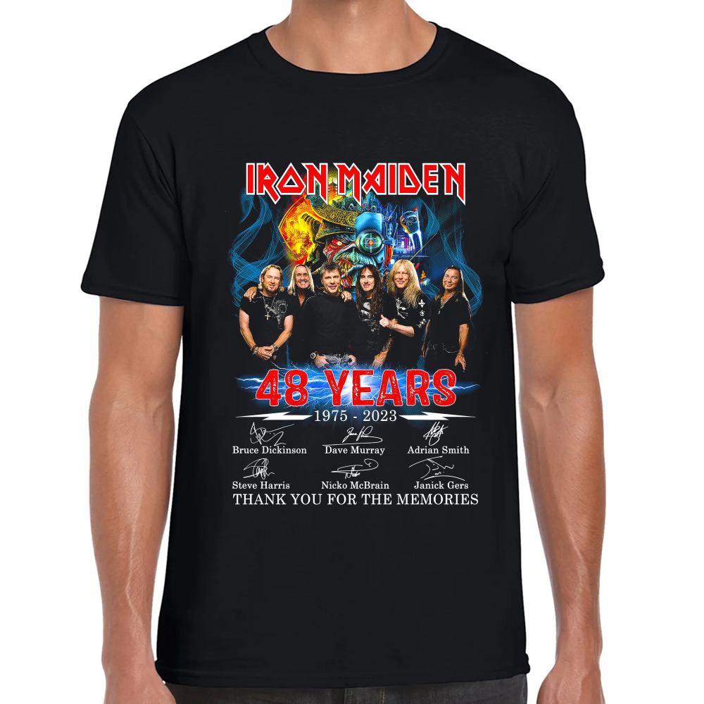 Playera Iron Maiden 48 Years Algodón #0001273