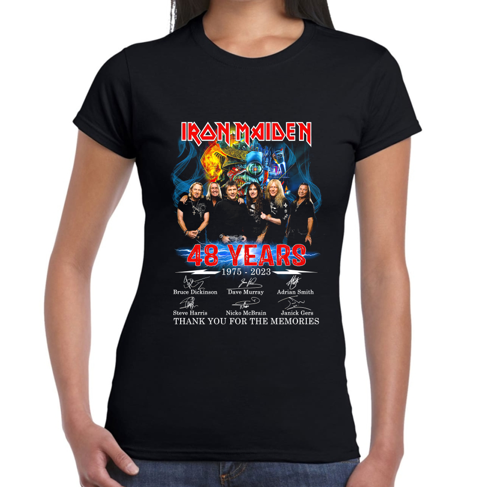 Playera Iron Maiden 48 Years Algodón #0001273