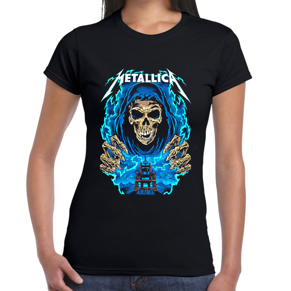 Playera Metallica Algodón Premium #0001276 Imagen secundaria del producto