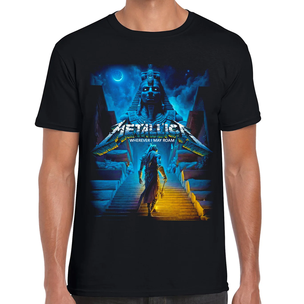 Playera Metallica Algodón Premium #0001280