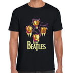 Playera The Beatles Cartoon Art Algodón #0001282