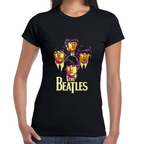 Playera The Beatles Cartoon Art Algodón #0001282