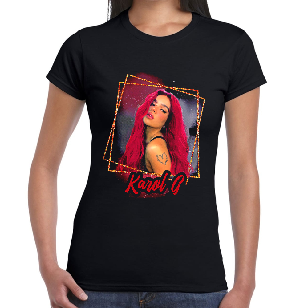 Playera Karol G Algodón Premium #0001298