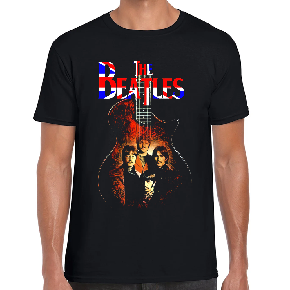 Playera The Beatles Algodón Premium #0001300