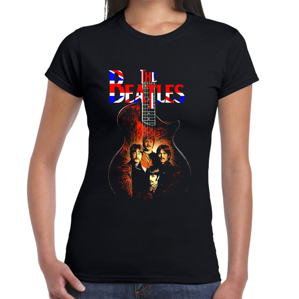 Playera The Beatles Algodón Premium #0001300 Imagen secundaria del producto