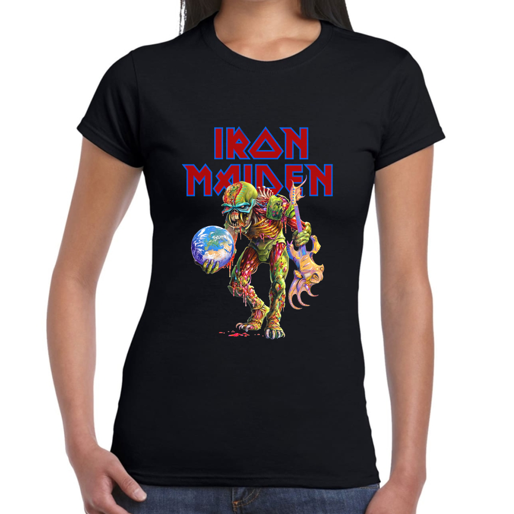 Playera Iron Maiden Algodón Premium #0001302 Imagen secundaria del producto