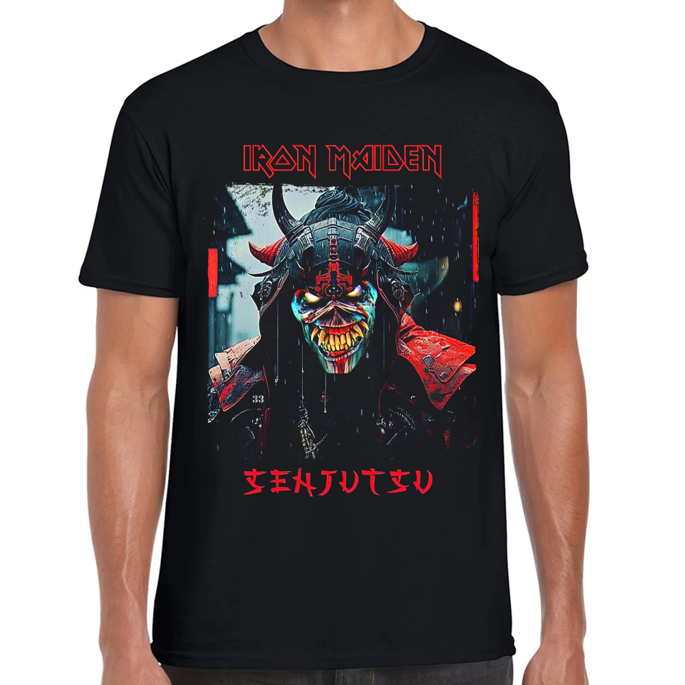 Playera Iron Maiden Senjutsu Algodón Premium #0001318