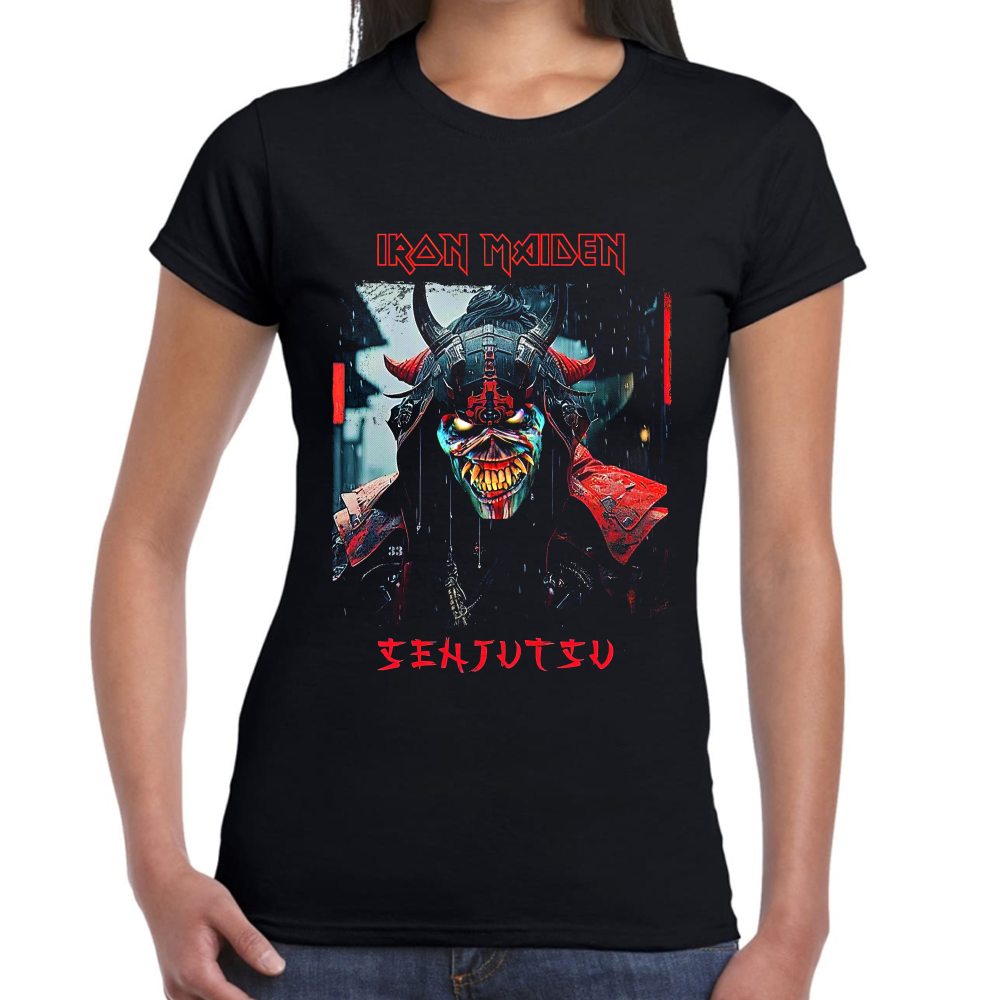 Playera Iron Maiden Senjutsu Algodón Premium #0001318