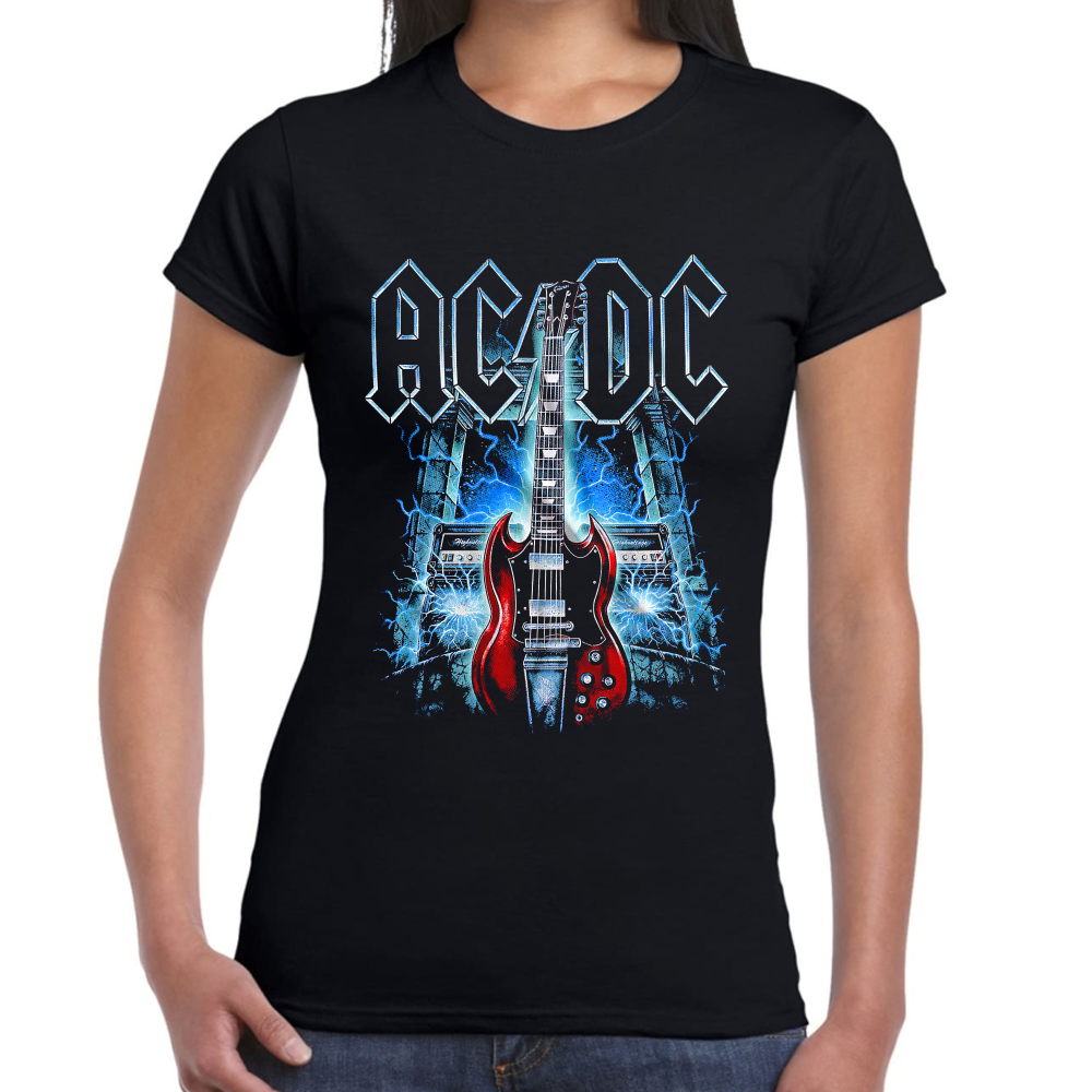 Playera AC DC Algodón Premium #0001319 Imagen secundaria del producto