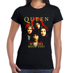 Playera Queen We Will Rock You Algodón Premium #0001323