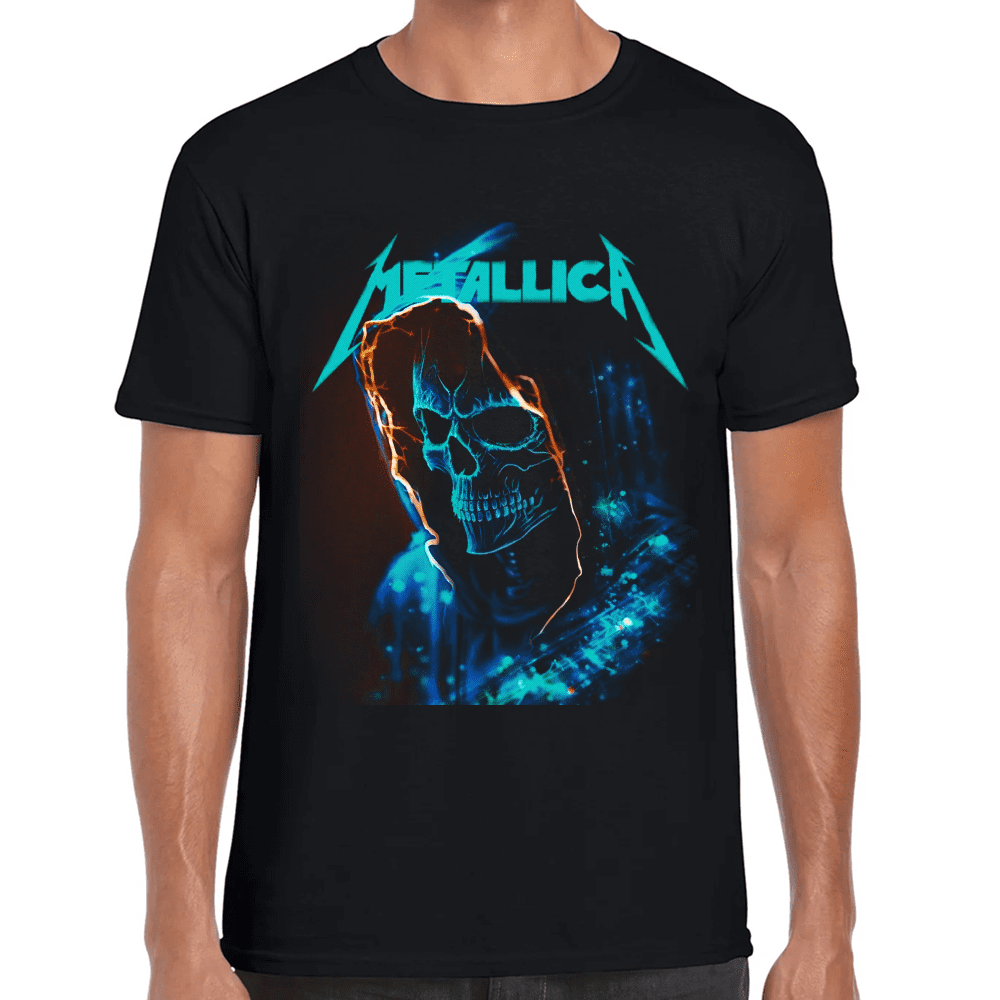 Playera Metallica Algodón Premium #1327 Imagen principal del producto