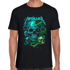 Playera Metallica Algodón Premium #1330