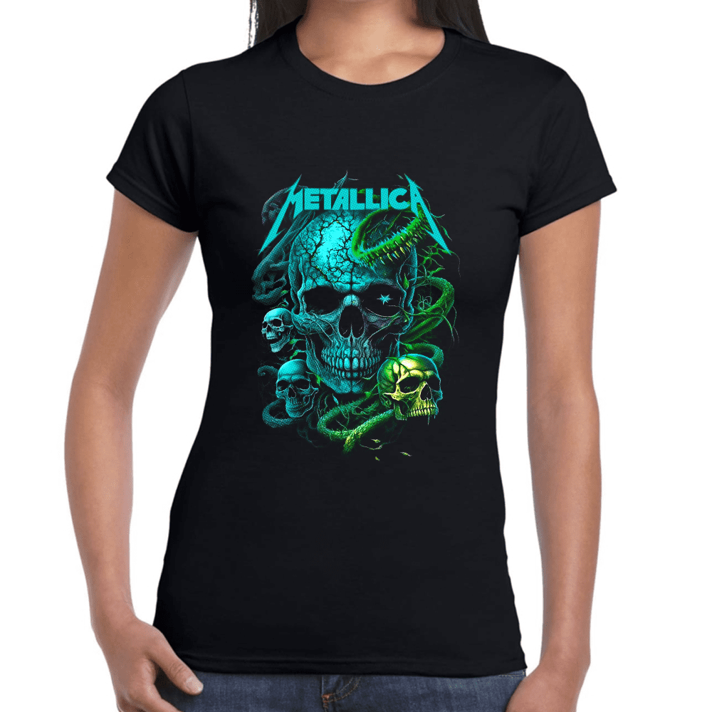 Playera Metallica Algodón Premium #1330 Imagen secundaria del producto