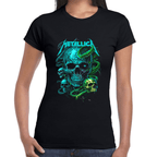Playera Metallica Algodón Premium #1330