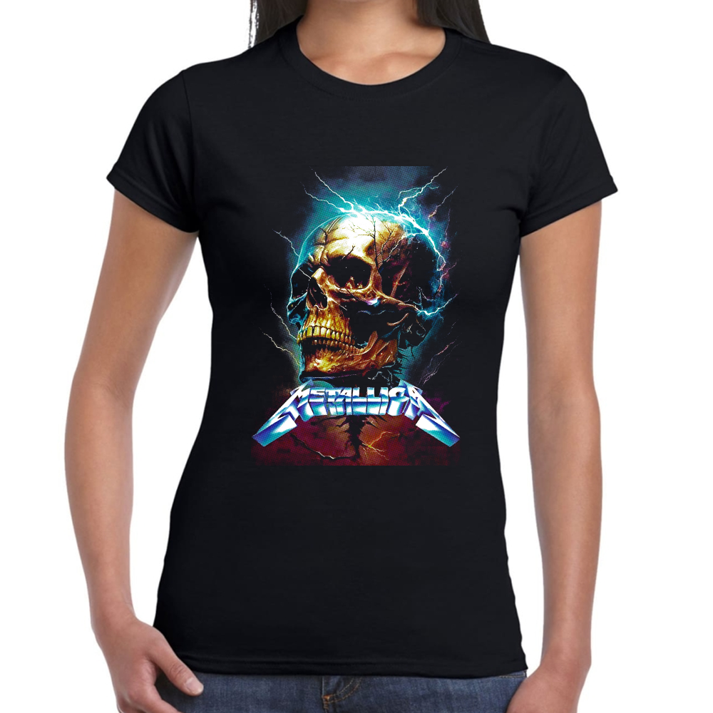 Playera Metallica Algodón Premium #0001331