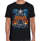 Playera Metallica Algodón Premium #0001333