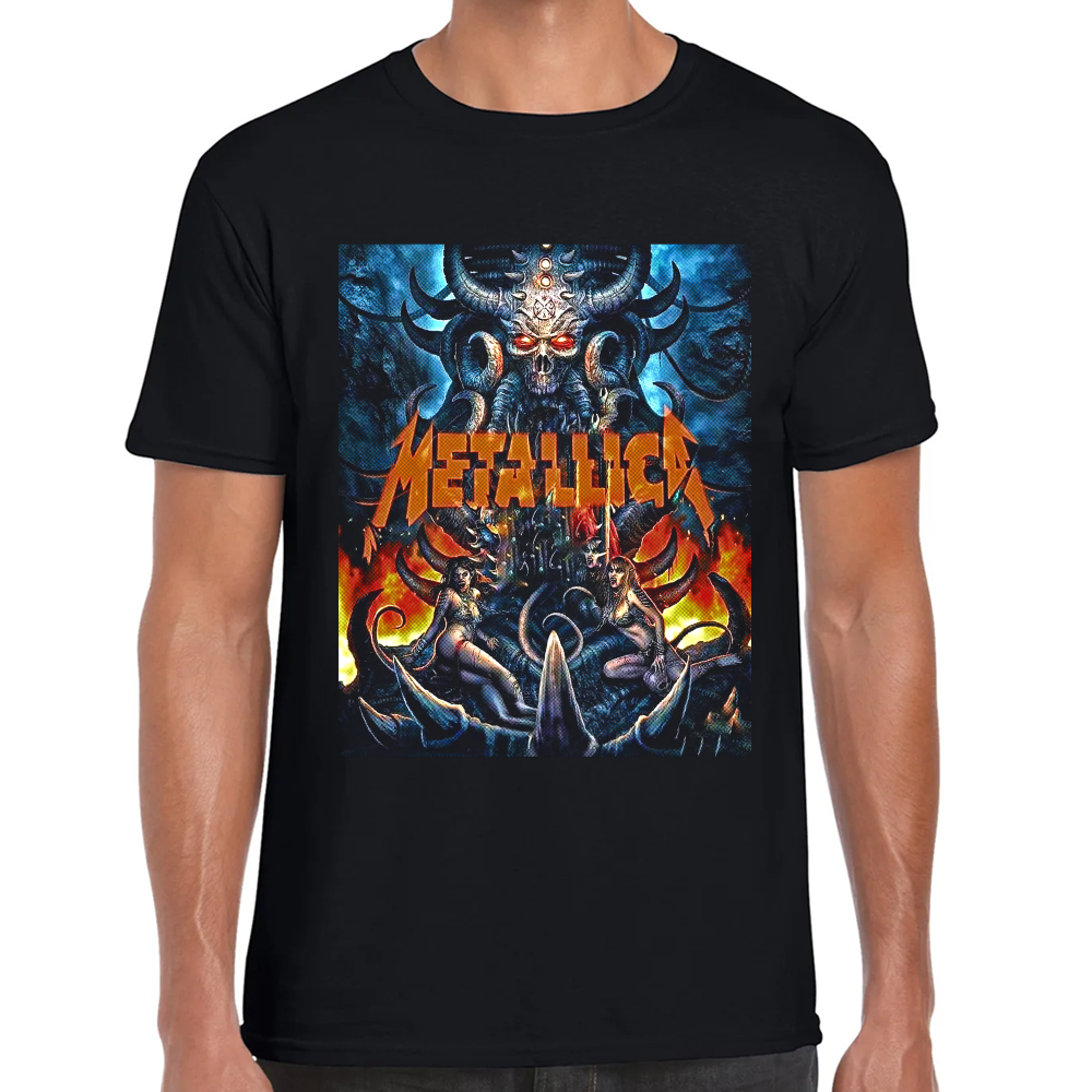 Playera Metallica Algodón Premium #0001333