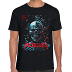 Playera Metallica Algodón Premium #0001334