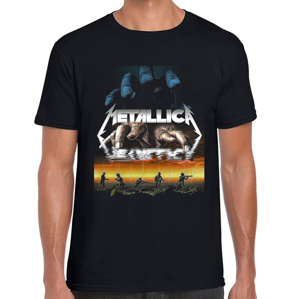 Playera Metallica Algodón Premium #0001335