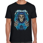 Playera Metallica Algodón Premium #0001336