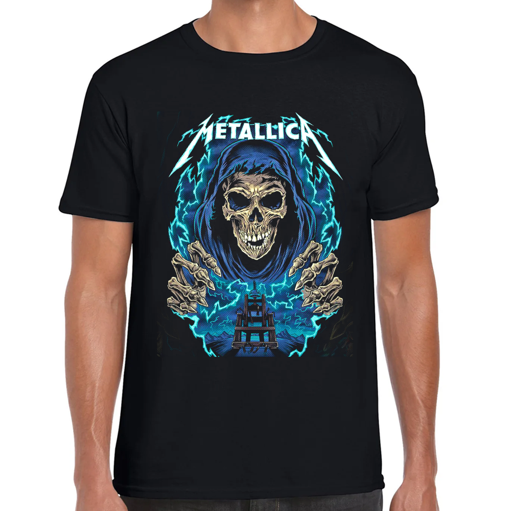 Playera Metallica Algodón Premium #0001336