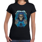 Playera Metallica Algodón Premium #0001336