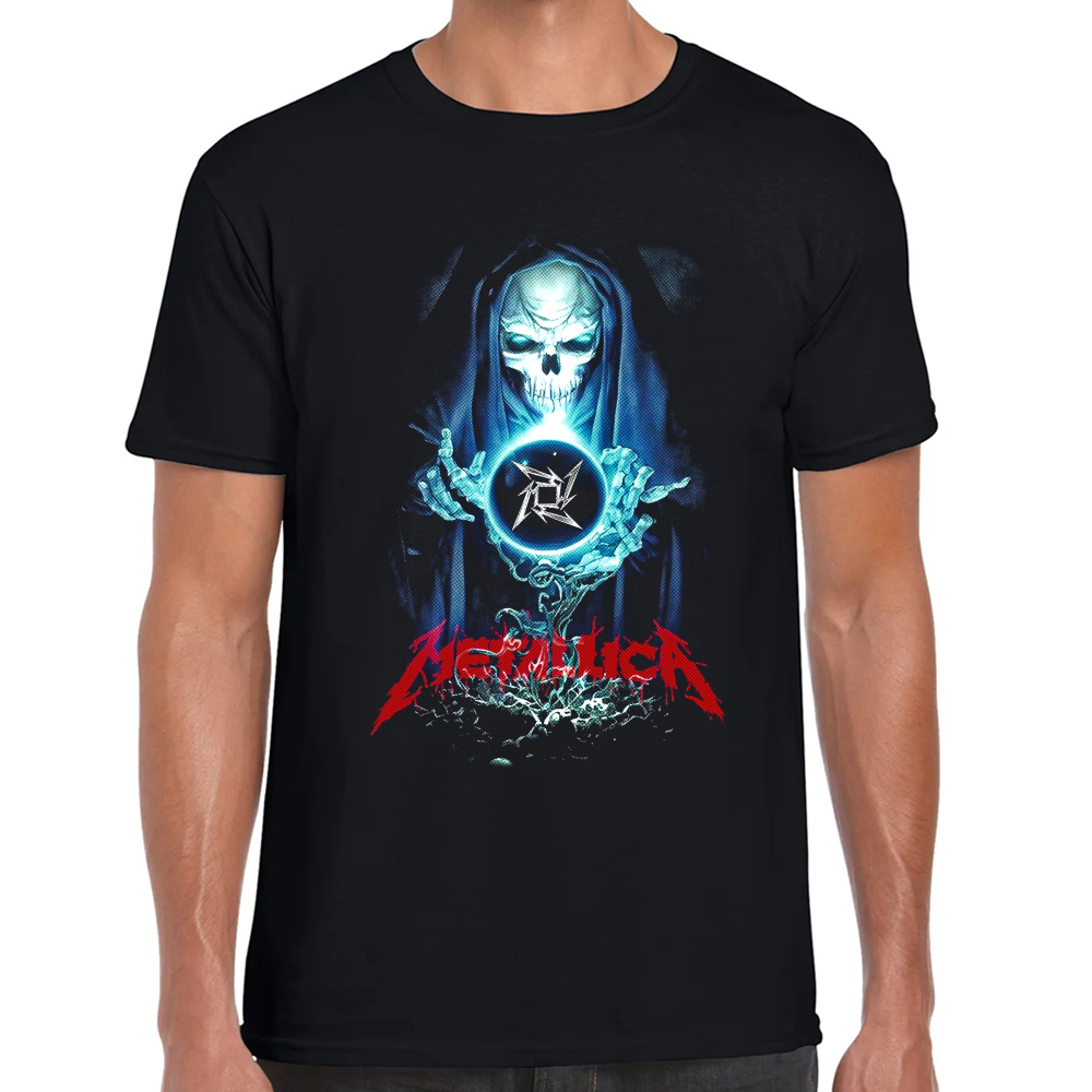 Playera Metallica Algodón Premium #0001337