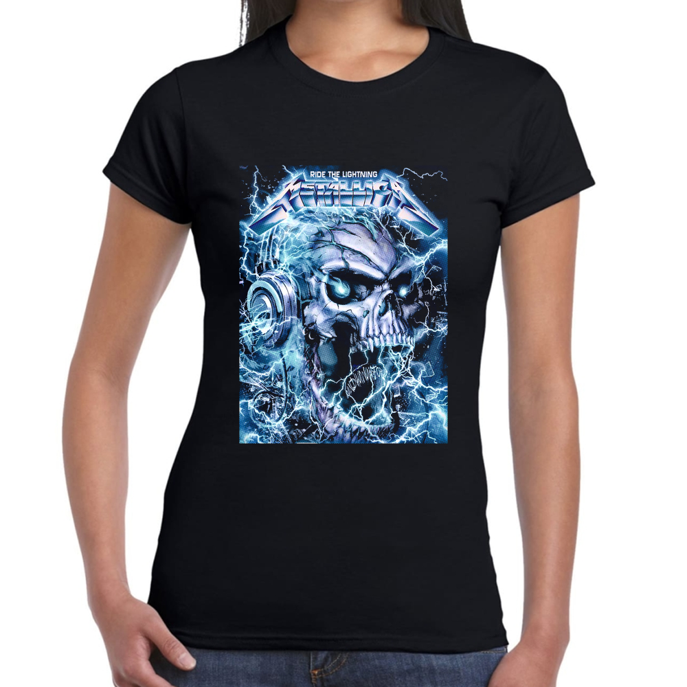 Playera Metallica Algodón Premium #0001339