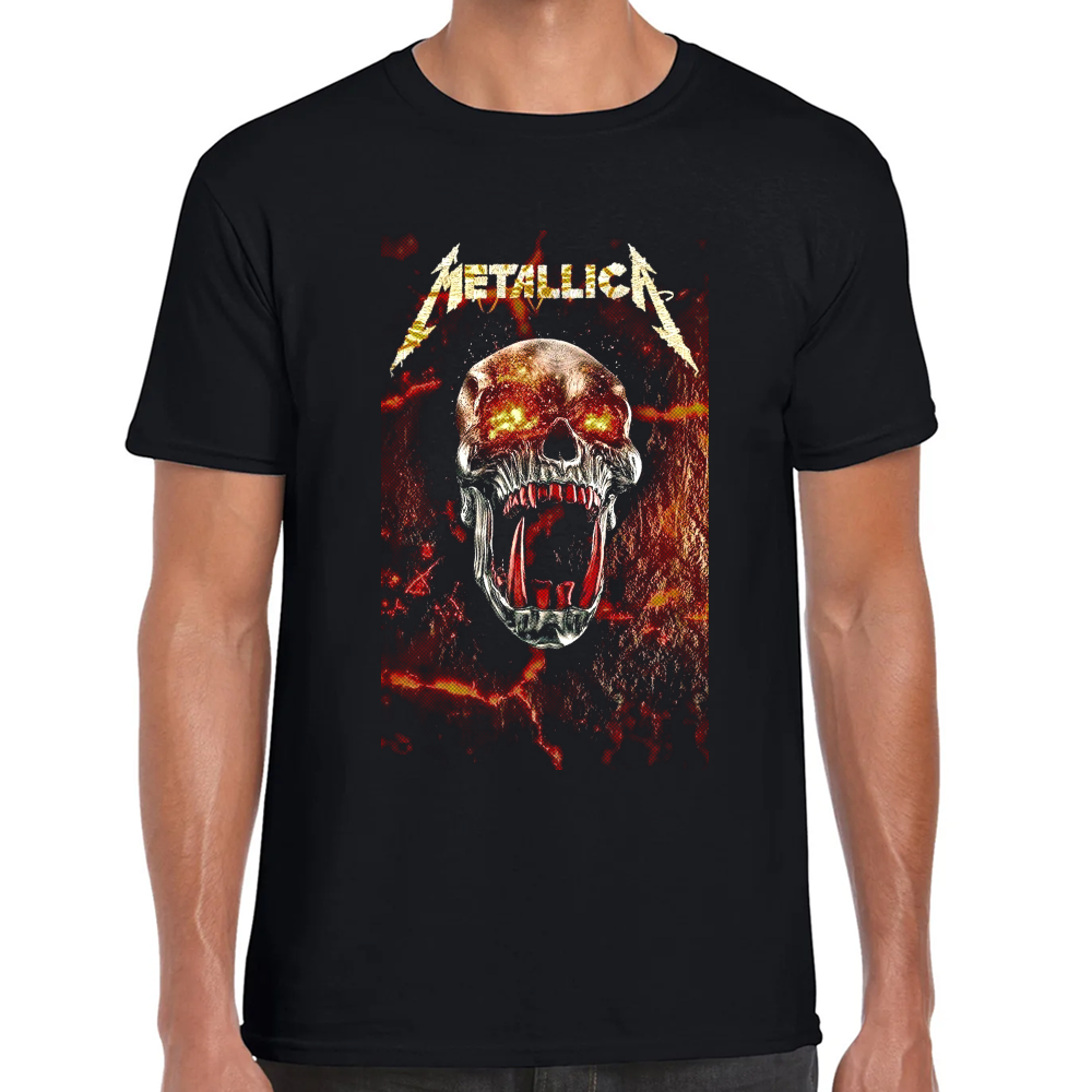 Playera Metallica Algodón Premium #0001340