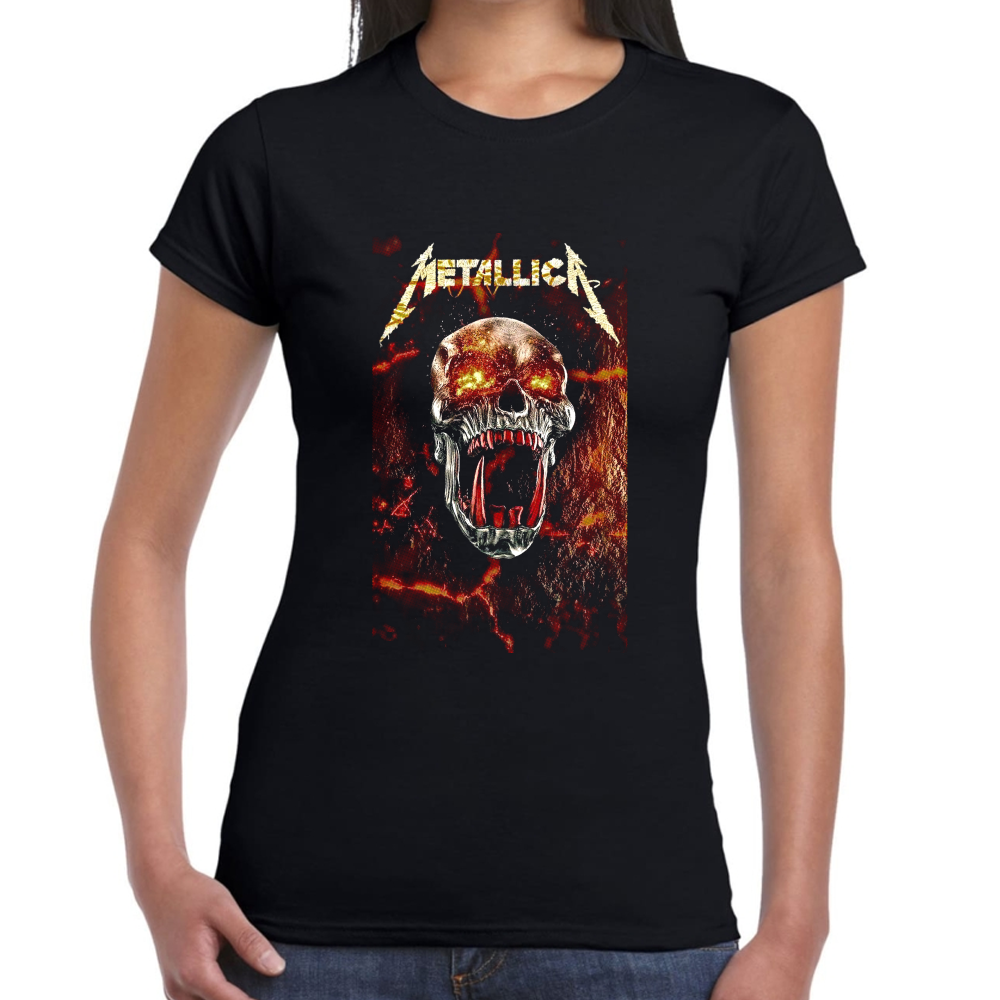 Playera Metallica Algodón Premium #0001340 Imagen secundaria del producto