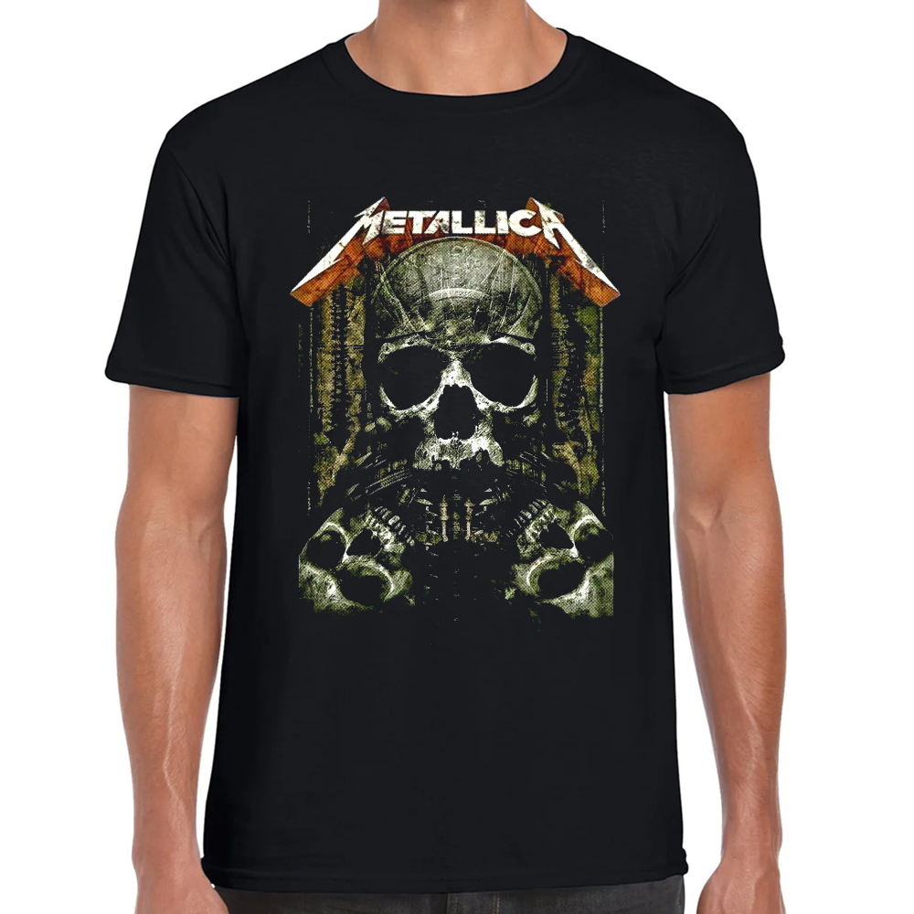 Playera Metallica Algodón Premium #0001341