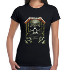 Playera Metallica Algodón Premium #0001341