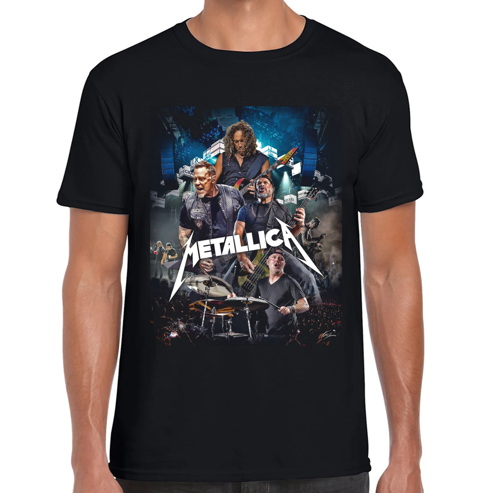 Playera Metallica Algodón Premium #0001343