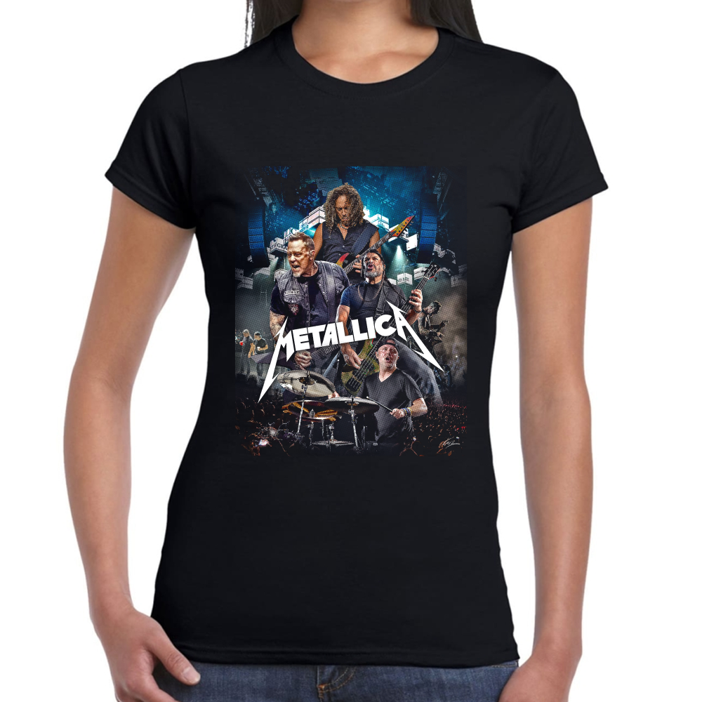 Playera Metallica Algodón Premium #0001343