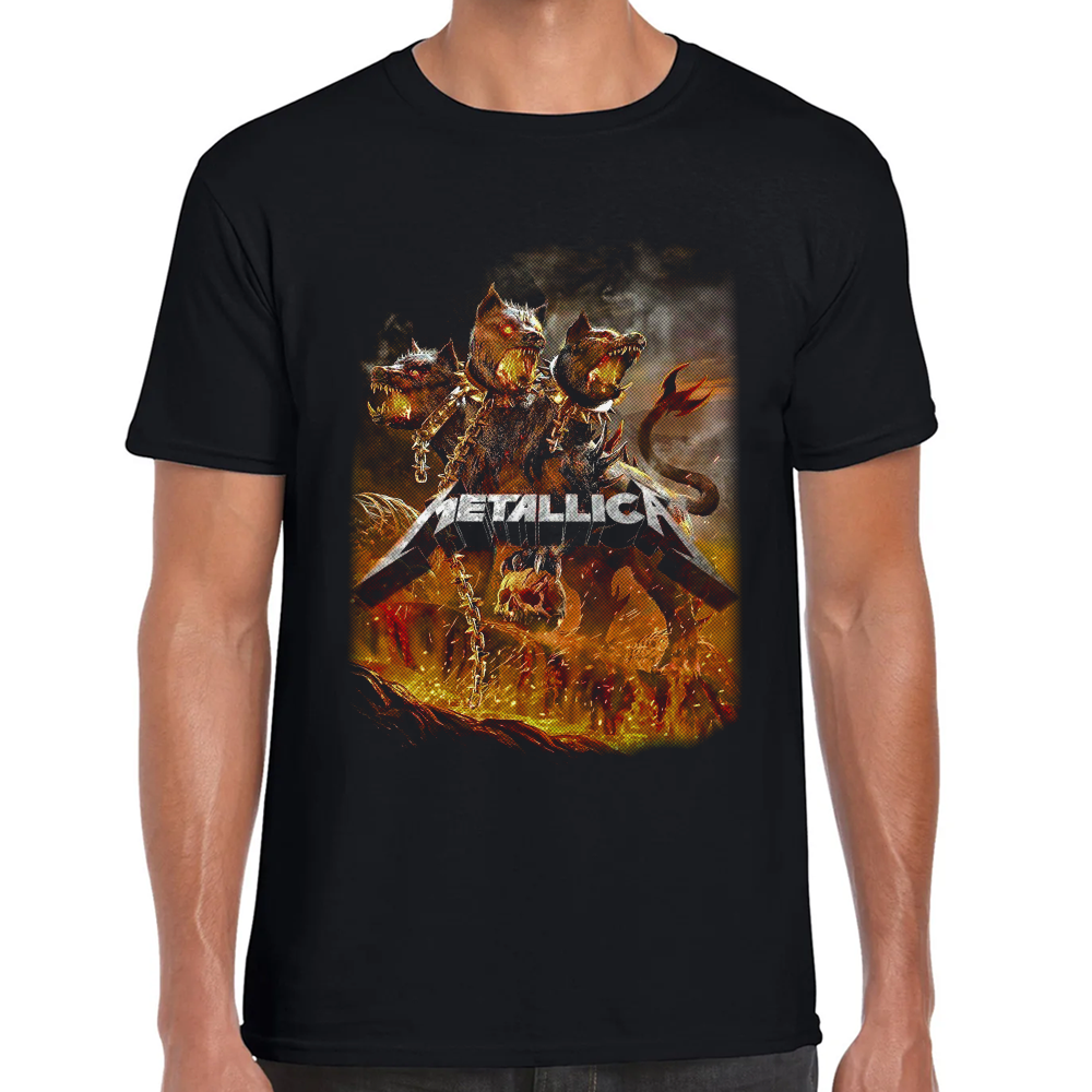 Playera Metallica Algodón Premium #0001345