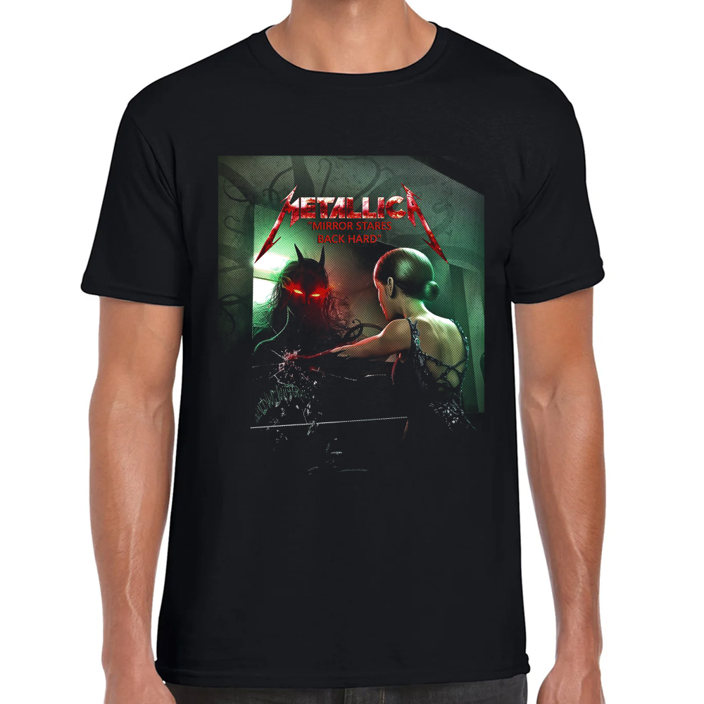 Playera Metallica Mirror Stares Back Hard #0001346 Imagen principal del producto