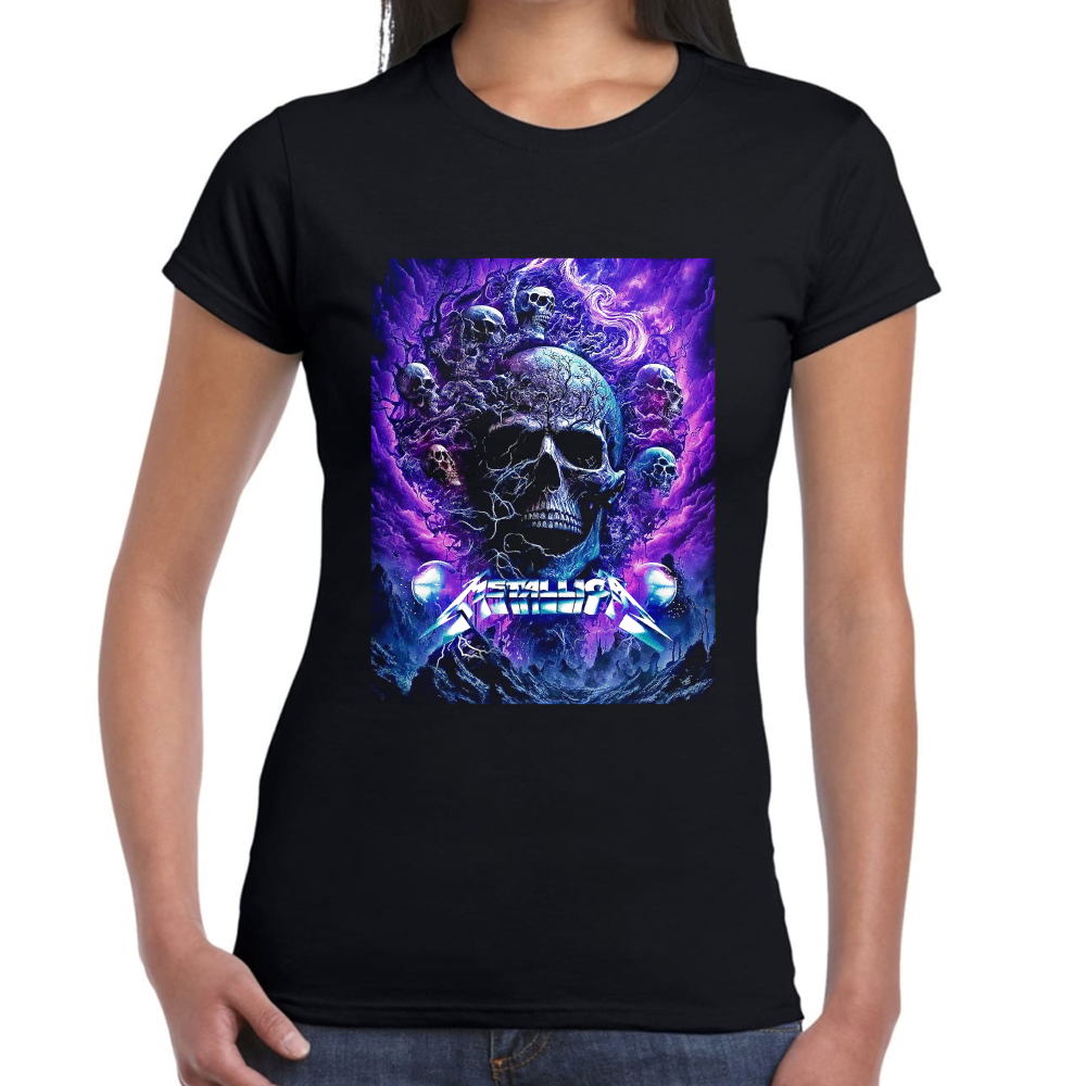 Playera Metallica Algodón Premium #0001350 Imagen secundaria del producto